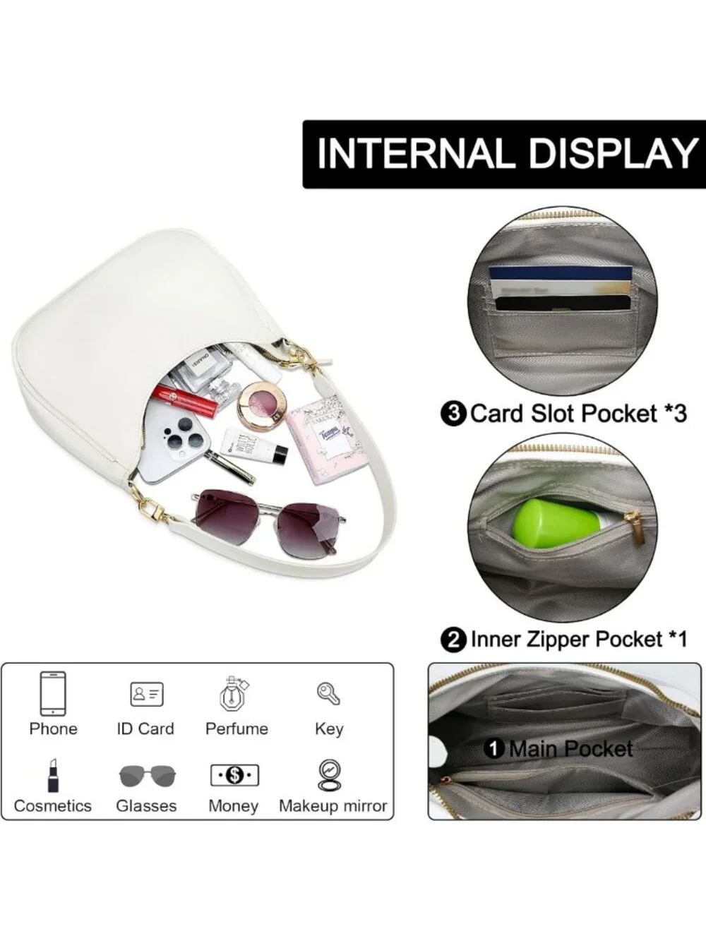 Cute Retro Hobo Shoulder Bag for Women | Stylish Handbag & Clutch Purse